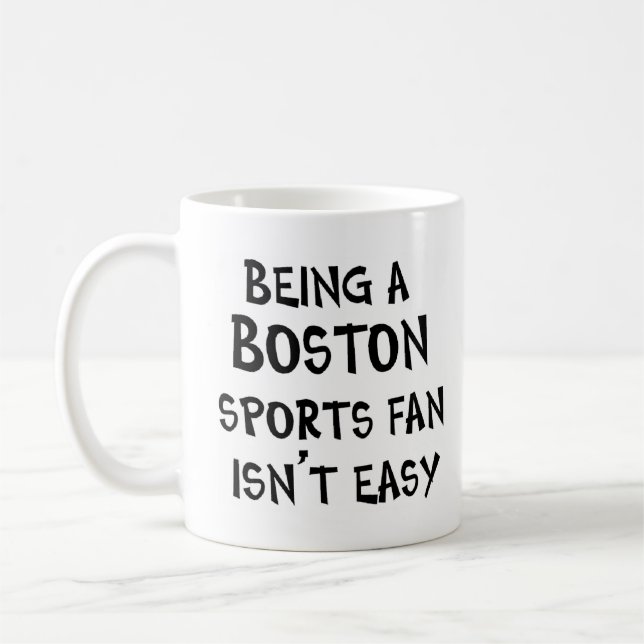Taza De Café boston sports fan, being (Izquierda)