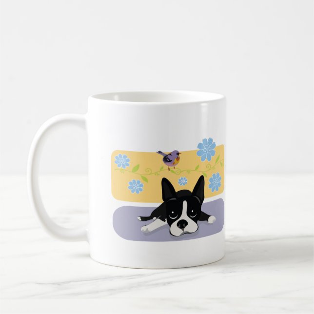 Taza De Café Boston Terrier (Izquierda)