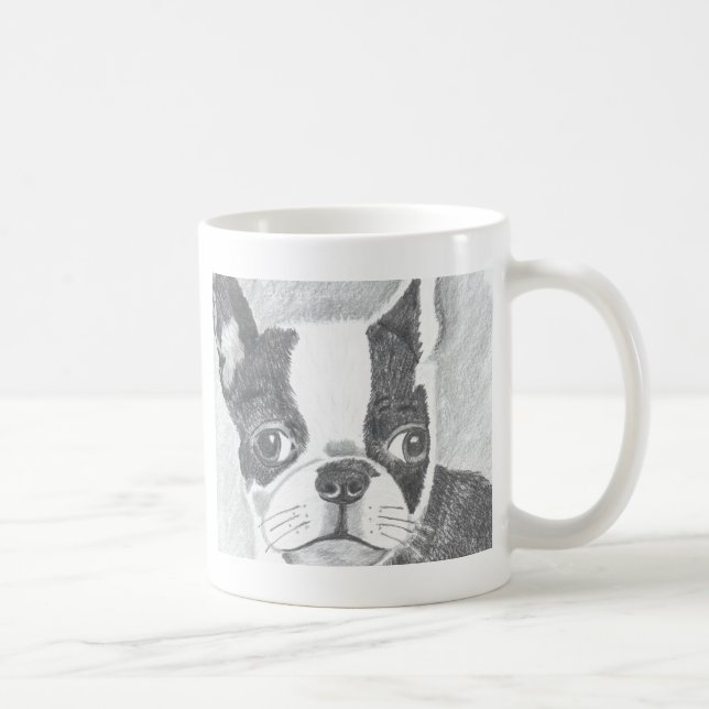 Taza De Café Boston Terrier (Derecha)