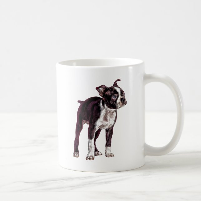 Taza De Café Boston Terrier (Derecha)