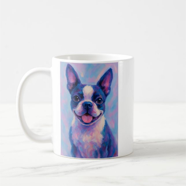 Taza De Café Boston Terrier Coffee Mug (Izquierda)
