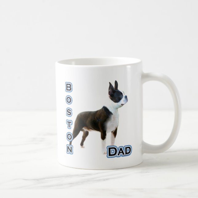 Taza De Café Boston Terrier Dad 4 (Derecha)