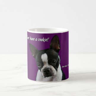 Taza De Café Boston Terrier:  ¿Galleta por favor?