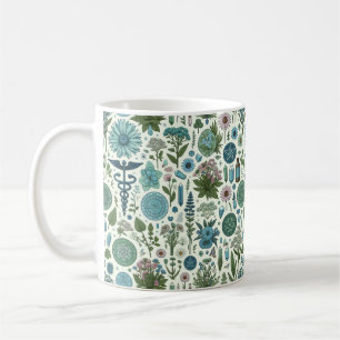 Taza De Café Botánica encantada: hierbas y brujería mágicas