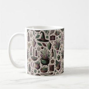 Taza De Café Botánica encantada: hierbas y brujería mágicas