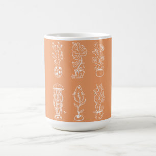 Taza De Café Botánica extravagante