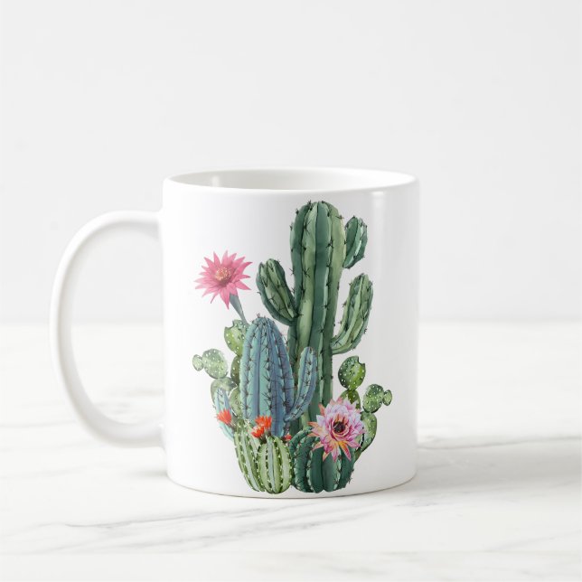 Taza De Café Botanical Mens Cactus Plant Lover Gift Gardening G (Izquierda)