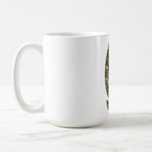 Taza De Café Botanical Moose Hoof Birch Bog Nature Mug