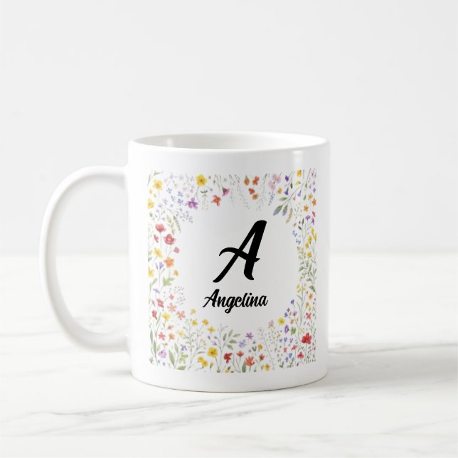 Taza De Café botanical mug for her (Izquierda)