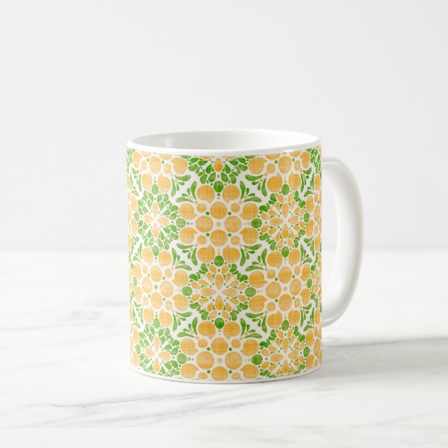 Taza De Café Botanical Pop-Citrus (Anverso derecho)