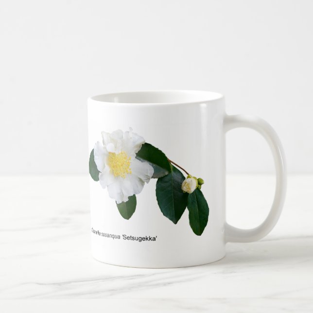 Taza De Café Botanicals - flor de la camelia (Derecha)
