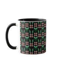 Taza de café botánico Emerald & Blush