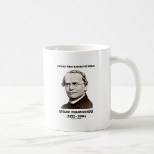 Taza De Café Botánico que cambió el mundo Gregor Mendel