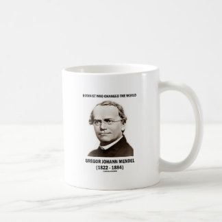 Taza De Café Botánico que cambió el mundo Gregor Mendel