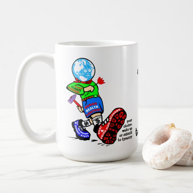Taza De Café Botas de NWO (Con donut)