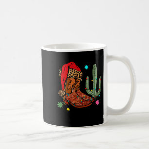 Taza De Café Botas de vaquera de Navidad, regalo divertido de N