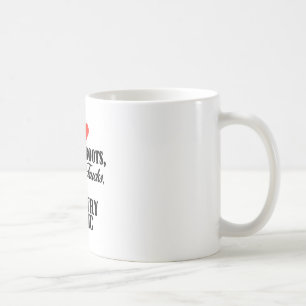 Taza De Café botas de vaquero del corazón i b