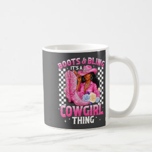 Taza De Café Botas y brillo es cosa de vaquera Historia Negra G