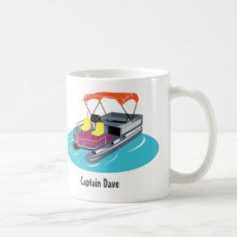 Taza De Café Bote Pontoon Café Mug personalizado