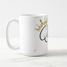 Taza De Café Botella de agua con tipografía de Reina Corona de