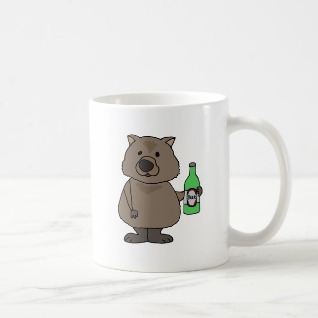 Taza De Café Botella de consumición divertida de Wombat de (Derecha)