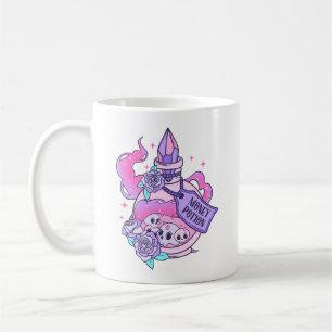 Taza De Café Botella de poción de halloween rosa
