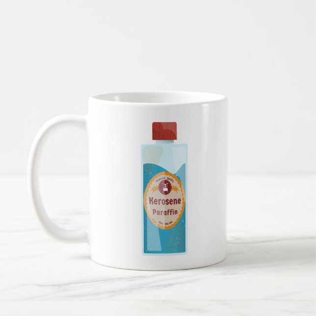 Taza De Café Botella de queroseno Parafina (Izquierda)