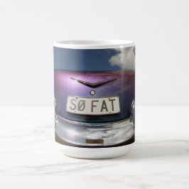 Taza De Café Botella hacia arriba SO FAT Trasero Ángulo de anch