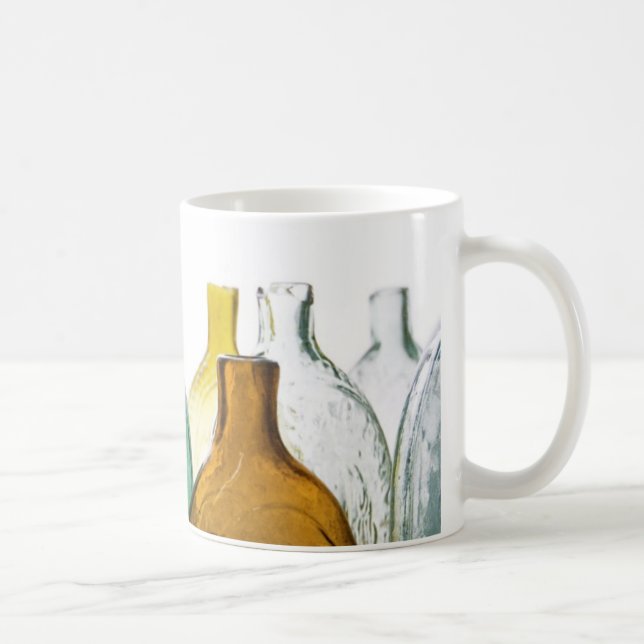 Taza De Café Botellas antiguas Mug (Derecha)