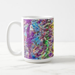 Taza De Café Botón de obra de arte de mármol de orgullo