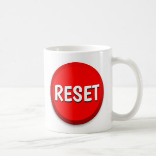 Taza De Café Botón de reinicio