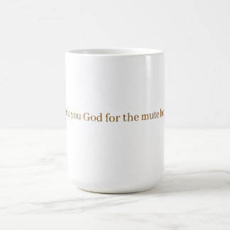 TAZA DE CAFÉ BOTÓN DE SILENCIAR