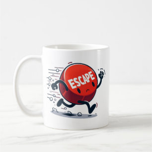 Taza De Café botón Escape en ejecución