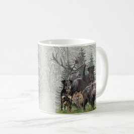 Taza De Café botón Pegatina Jagdterrier Keychain Coffee Mug