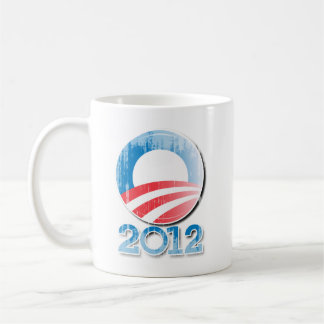 Taza De Café Botón Vintage.png de Obama 2012