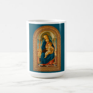 Taza De Café Botticelli (1445-1510) Madonna & Child Enthroned