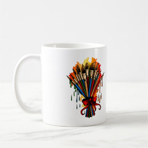 Taza De Café Bouquet de pincel