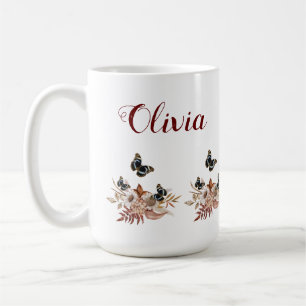 Taza De Café Bouquet floral blooming garden
