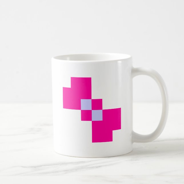 Taza De Café Bow de píxeles de 8 bits (Derecha)