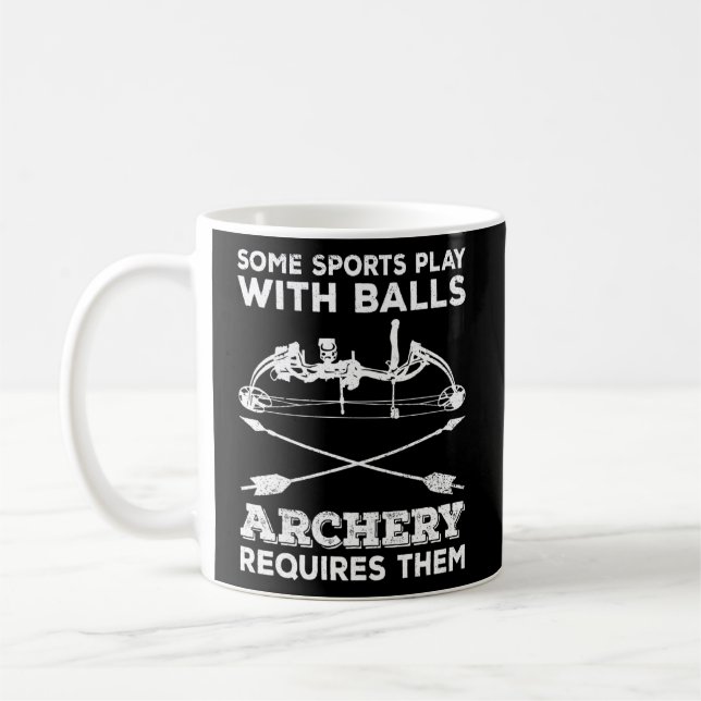 Taza De Café Bow Shooting For A Bow Archer (Izquierda)