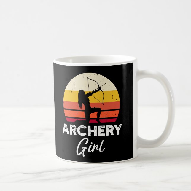 Taza De Café Bow y Arrow, Chica de tiro con arco (Derecha)