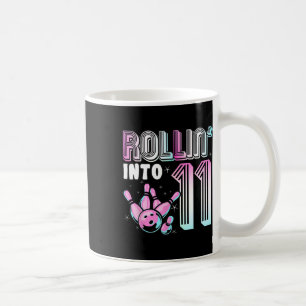 Taza De Café Bowler Rollin 'Cumple 11 Bolos Cumpleaños 11 Niños