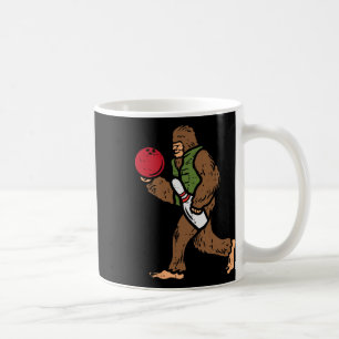 Taza De Café Bowling Bigfoot Comico Boliche Sasquatch Chicos Ni