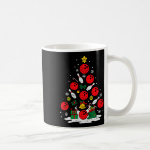 Taza De Café Bowling Christmas Tree Lights Xmas Bowler Sport Me