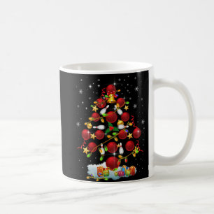 Taza De Café Bowling Christmas Tree Lights Xmas Fun Gifts