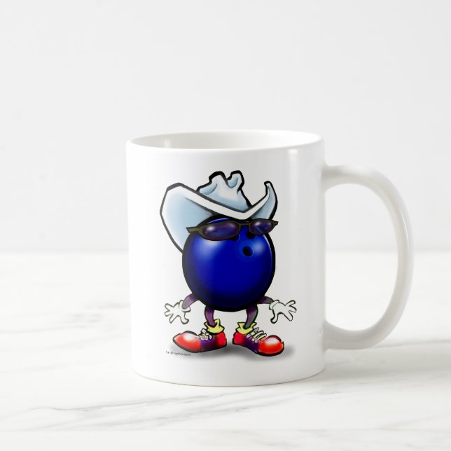 Taza De Café Bowling Cowboy (Derecha)