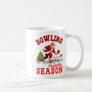 Taza De Café Bowling es Christma, Jugadora De Disfraces De Temp