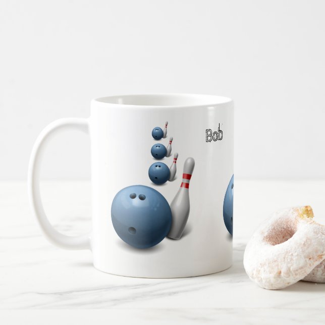 Taza De Café Bowling Mug (Con donut)