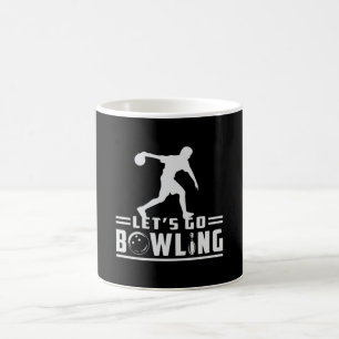 Taza De Café Bowling Sport Bowler Strike Bowl Team Funny Gift