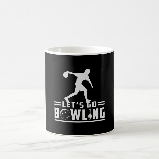 Taza De Café Bowling Sport Bowler Strike Bowl Team Funny Gift (Centro)